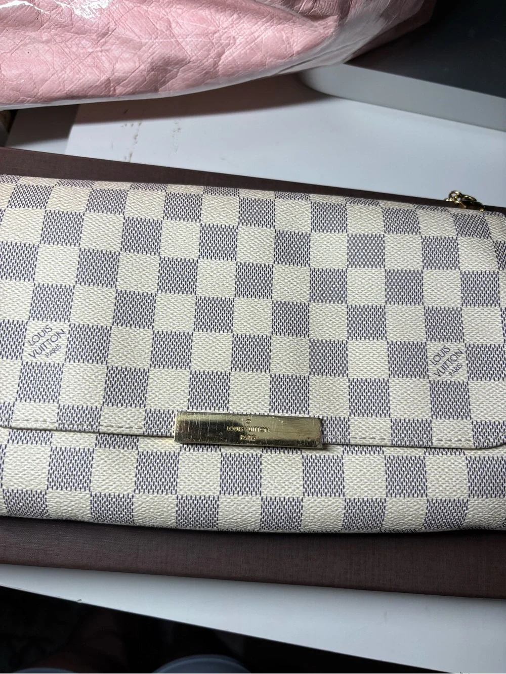 Louis Vuitton Damier Azur Favorite MM - Picture 9 of 13
